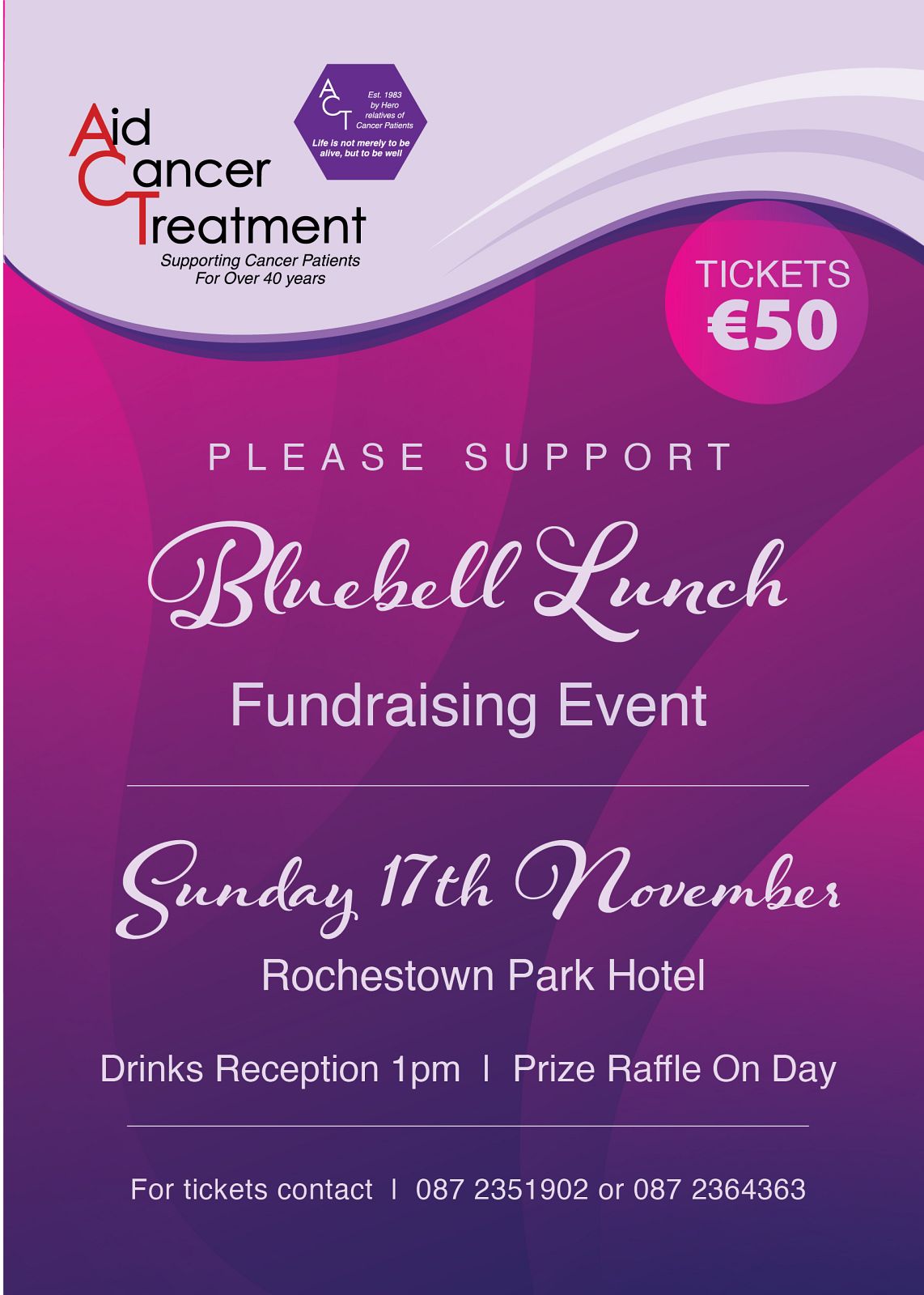 Bluebell Lunch Poster 2024